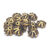 3X6MM Ant.Ham.Gold Daisy Rondel Bead (144 pieces)