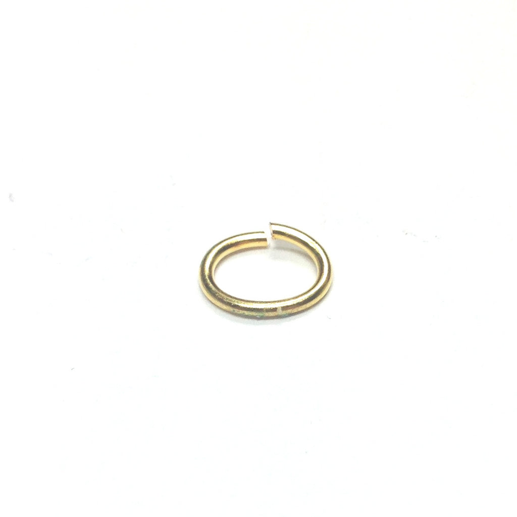 00 (6X8.5MM) .040 Oval Brass Jumpring (288 pieces)