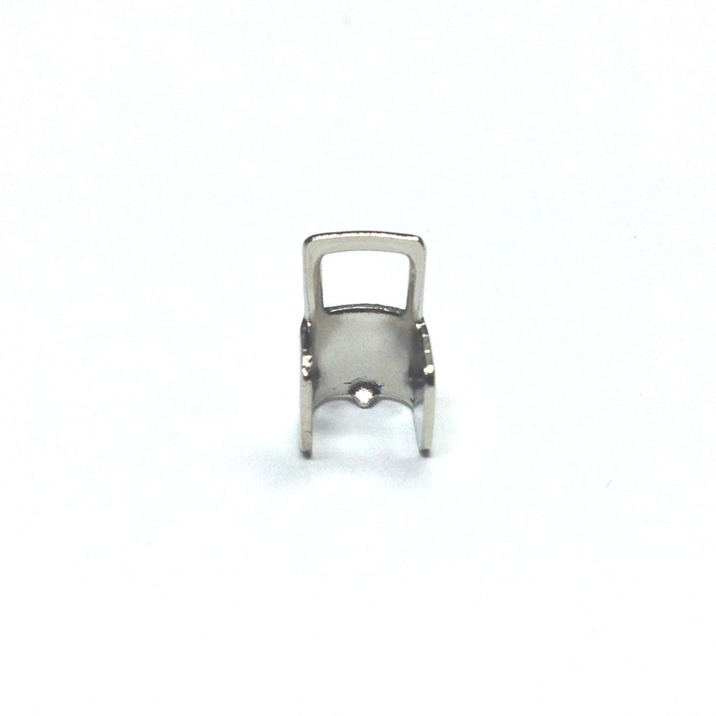 4X6MM Connector With Square Loop Nickel (144 pieces)