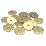 8MM Gilt Spacer Disc Rondel (144 pieces)