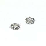 6MM Nickel Domed Filigree Bead Cap (144 pieces)