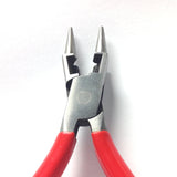 Short Round Nose Plier w/Cutter Smooth German (1 piece)