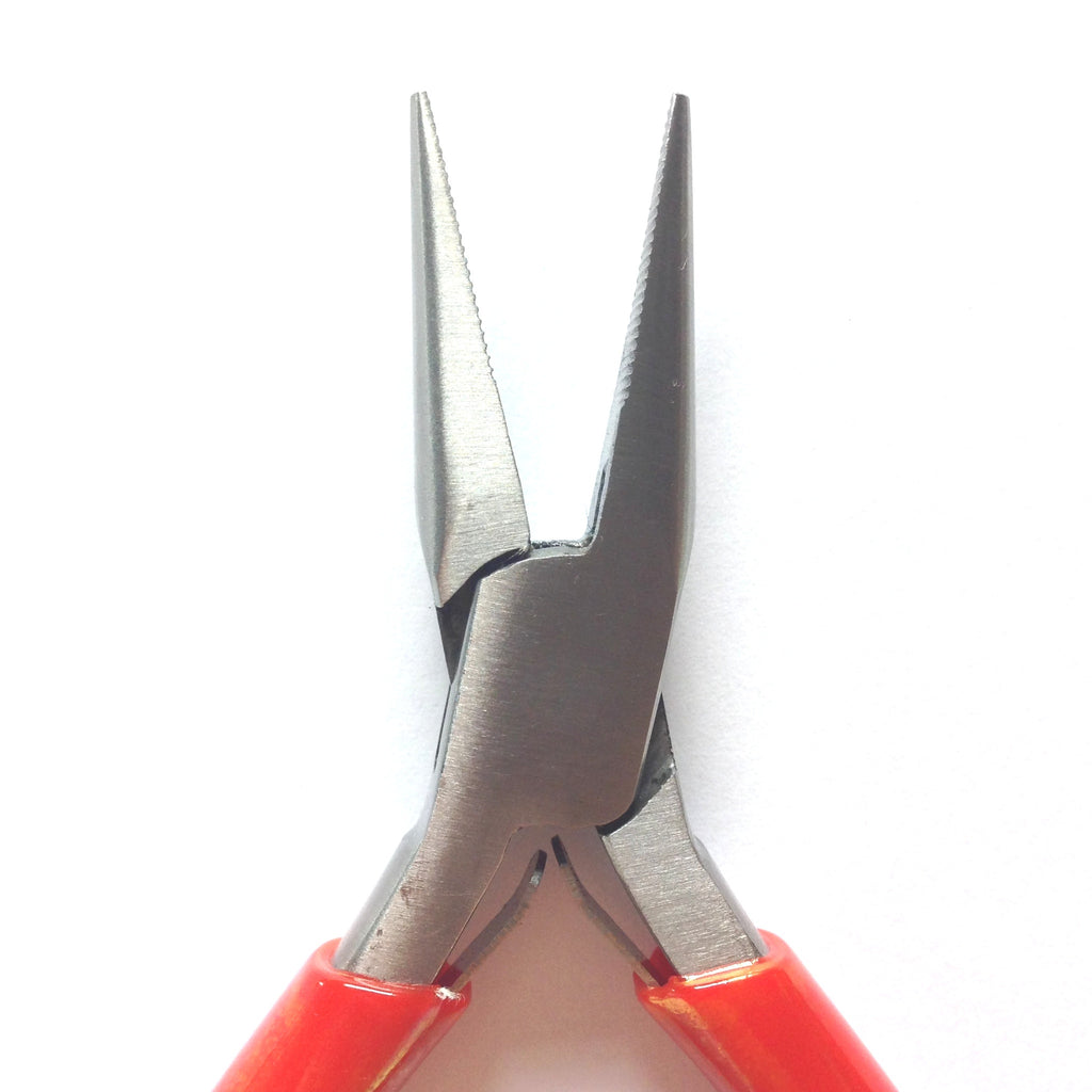 Chain Nose Plier w/Spring Serrated Economy (1 piece)