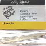 #12 English Beading Needle (25/Pkg)