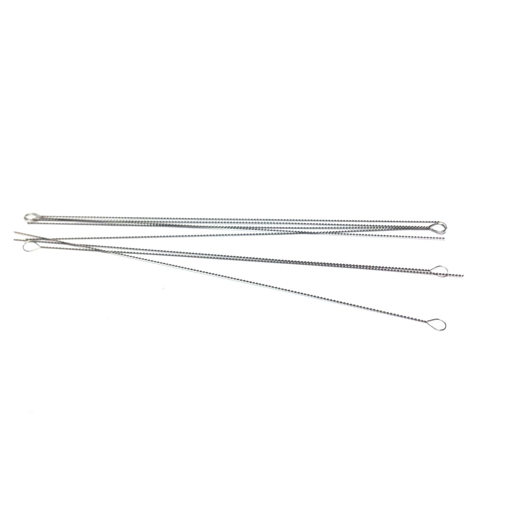 #5 (.010) Steel Twisted Needle (Rnd Eye) 50 Pcs/Pk