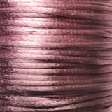 Size #2 - 3MM Antique Mauve Satin Cord (Rattail) 144 Yds