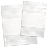 6"X9" Self Seal Bag w/White Block 2 Mil (100 Pieces)