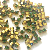 P14 4-Prong Set Peridot/Brass (288 pieces)