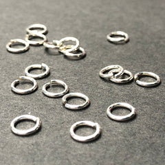 .925 Sterling 4MM Jumpring .025 (72Pc/Pk)