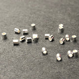 .925 Sterling Crimp 2X2MM (72Pc/Pk)