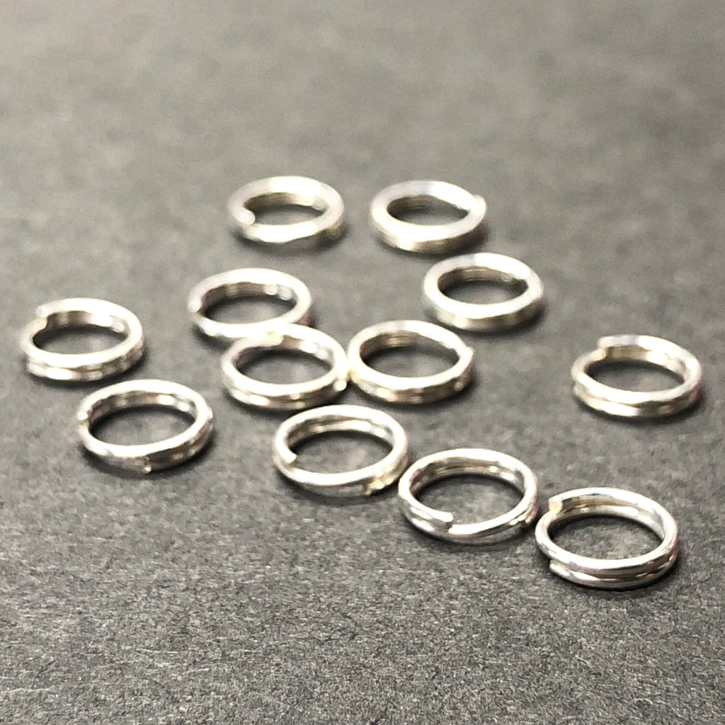 .925 Sterling 4.5MM Round Split Ring (24Pc/Pk)