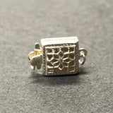 .925 Sterling Filigree Box Clasp (1Pc/Pk)