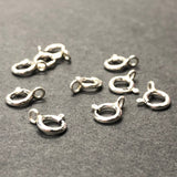 .925 Sterling 6MM Spring Ring (12Pc/Pk)