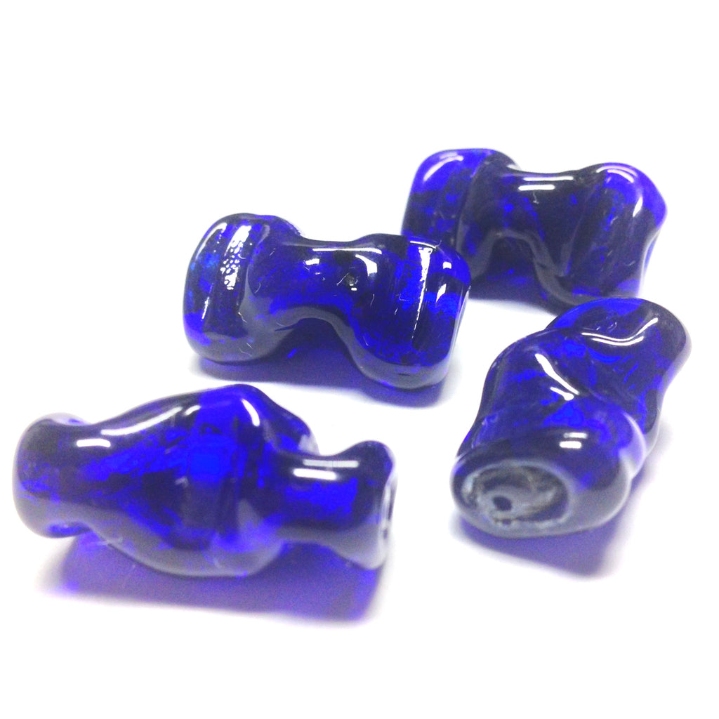 22X12MM Sapphire Foil Bead (12 pieces)