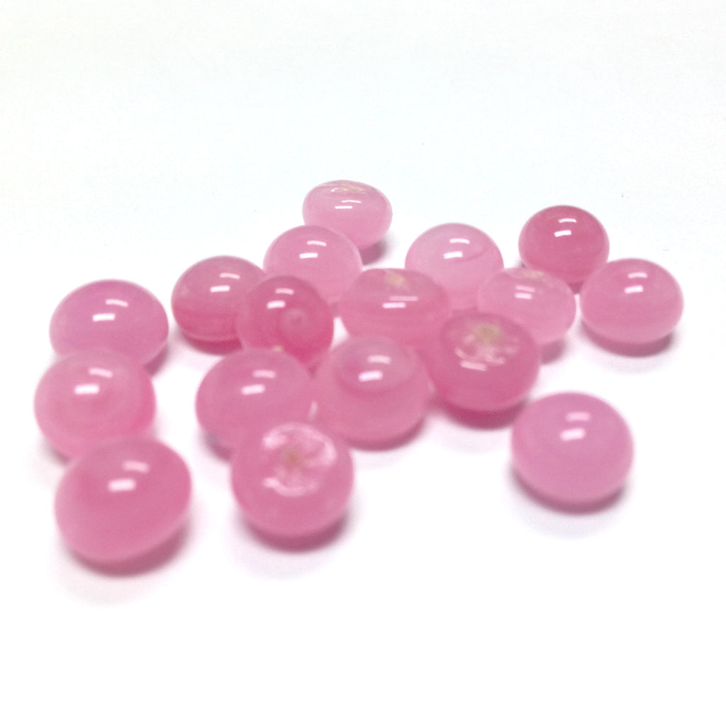 6MM Rosequartz Glass Cab (144 pieces)