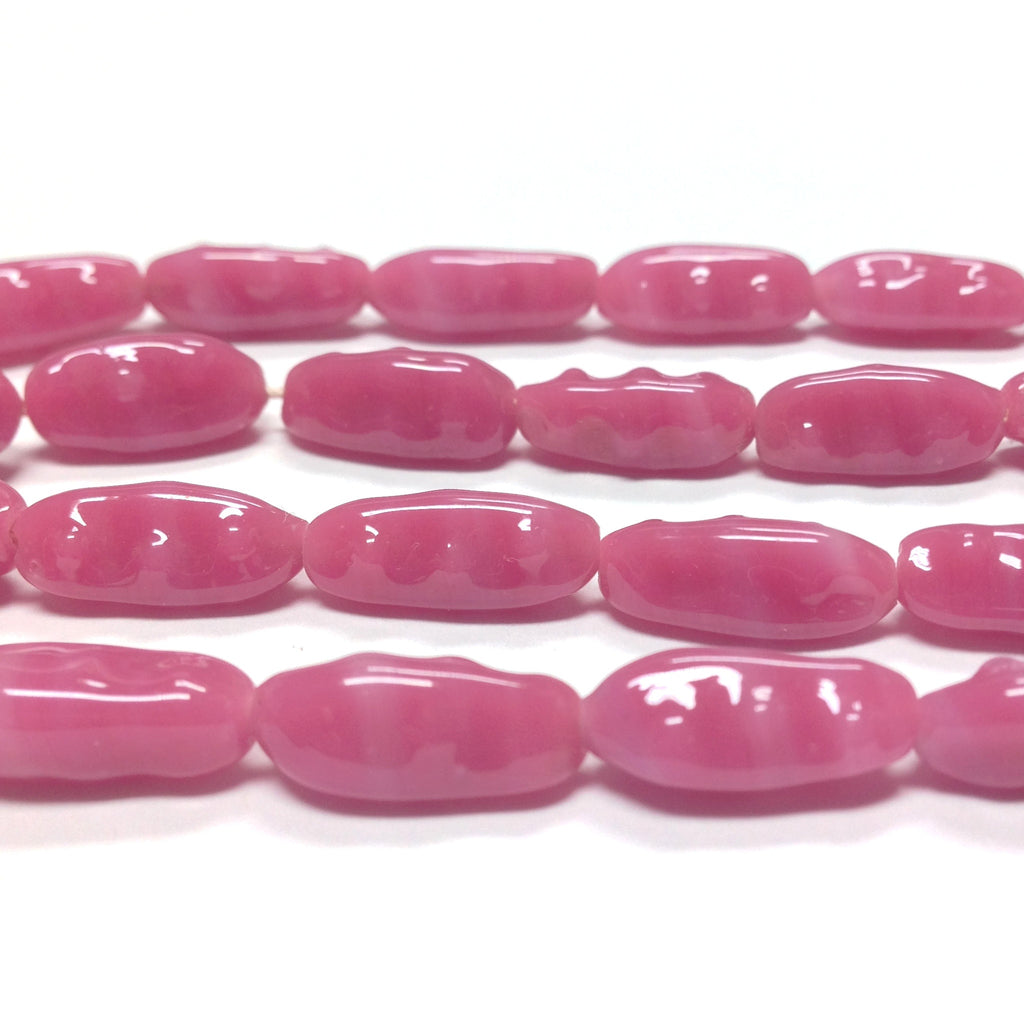 13X7MM Rose Baroque Glass Bead (110 pieces)