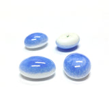 18X13MM Blue Glass Cab (12 pieces)