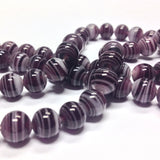 6MM Round Amethyst Swirl Bead (200 pieces)