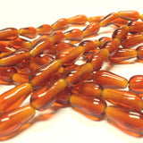 14X6MM Topaz Glass Pear Bead (36 pieces)