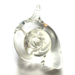 33MM Crystal Snail Drop (2 pieces)