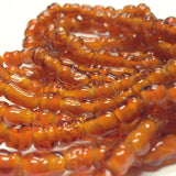 6MM Topaz Baroque Glass Beads 30" String (1 pieces)