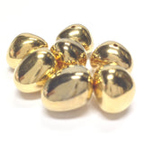 12X16MM Ham. Gold Nugget Bead (24 pieces)