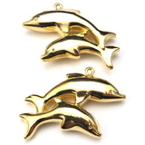 Ham.Gold Double-Dolphin Drop (6 pieces)