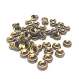 5MM Ant. Hamilton Gold Rondel (144 pieces)