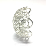 Filigree 35MM Cap Silver (2 pieces)