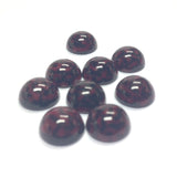 18MM Garnet/Black Dappled Cab (12 pieces)