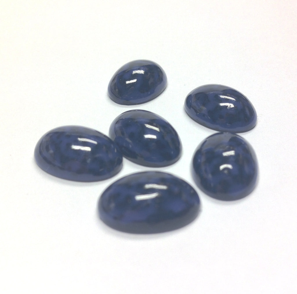 8X6MM Blue/Black Dappled Cab (72 pieces)