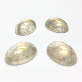 14X10MM Crystal "Gold Lace" Cab (36 pieces)