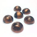 10MM Black/Copper "Striate" Cab (24 pieces)