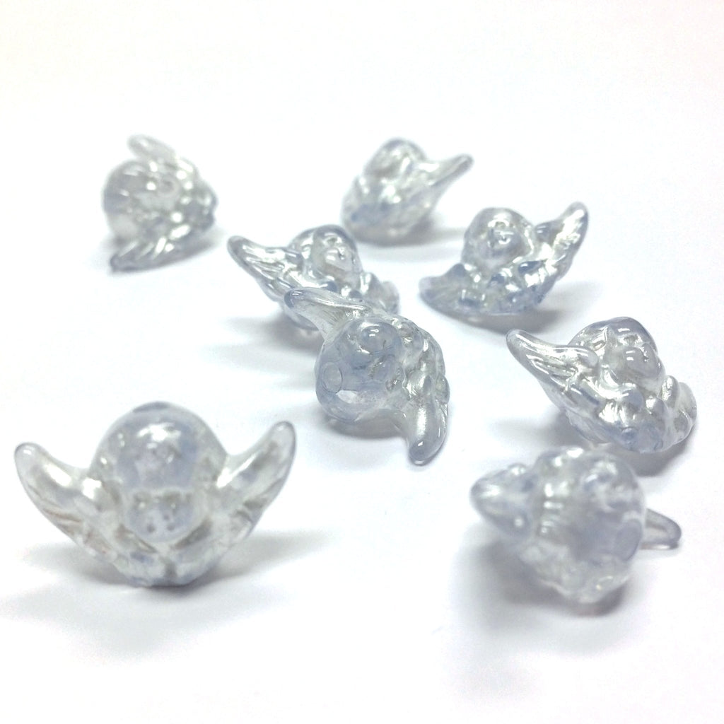 11X17MM Blue "Halo" Angel Bead (24 pieces)