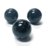 12MM Black "Croc" Round Bead (12 pieces)