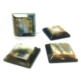 18MM Beige-Blue "Bora-Bora" Square Cab (6 pieces)