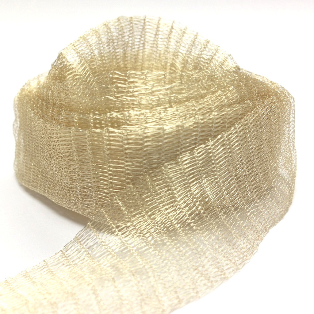 20MM Brass Mesh Light Gold ~ 1 Meter