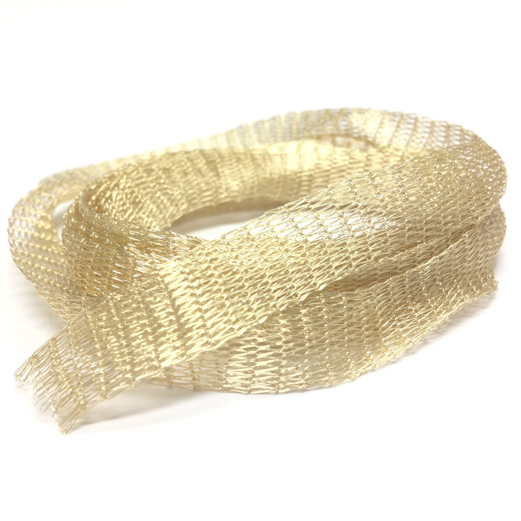 6MM Brass Heavy Mesh Light Gold ~ 5 Meters