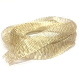 6MM Brass Heavy Mesh Light Gold ~ 5 Meters