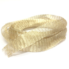 6MM Brass Heavy Mesh Light Gold ~ 5 Meters