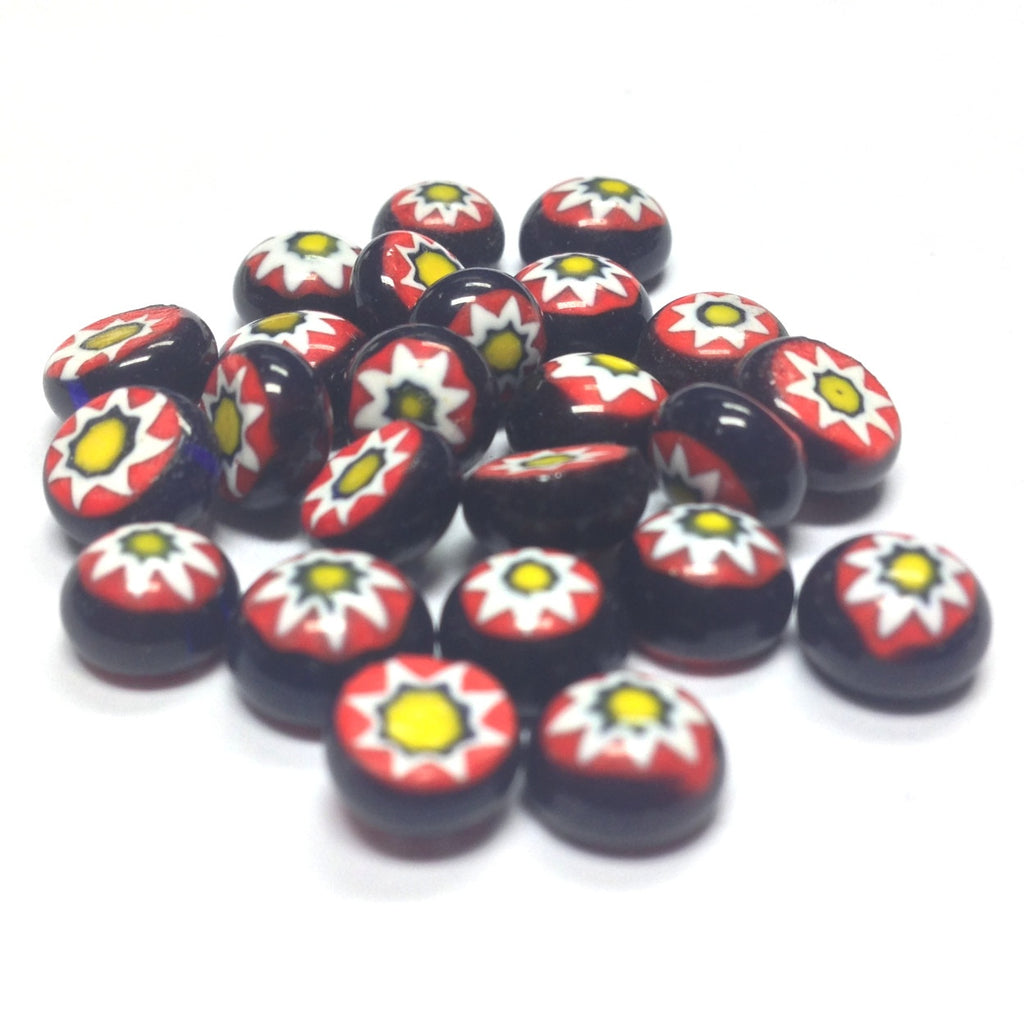 Black w/Red Glass (72 pieces)