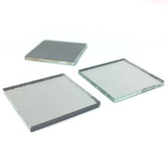 25X25MM Square Glass Mirror (6 Pcs) (6 pieces)